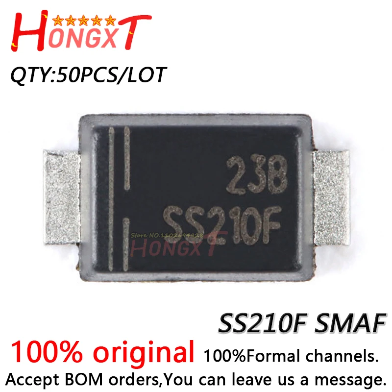 

50PCS 100% NEW MDD SS210F SMAF 100V/2A.