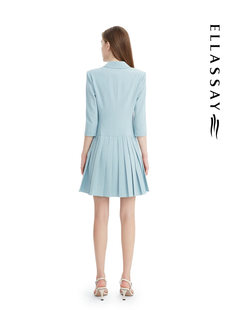 Ellassay GE i Spring/Summer New Elegant Slim fit Advanced Suit Dress Women Ewe332y2200