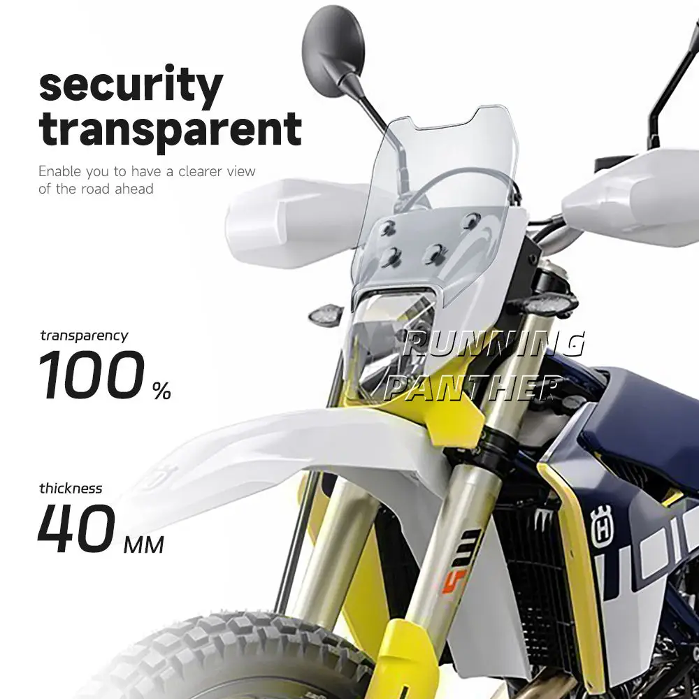 Ветрозащитный экран ветрового стекла мотоцикла для Husavarna 701 SM/Enduro FC350/450 FE250/350/501/450