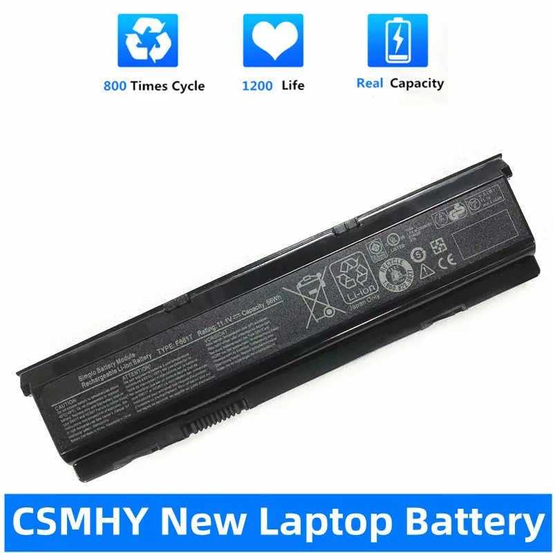 

CSMHY NEW Laptop Battery For Dell M15X P08G Replacement F681T D951T SQU-722 SQU-724 5200mAh