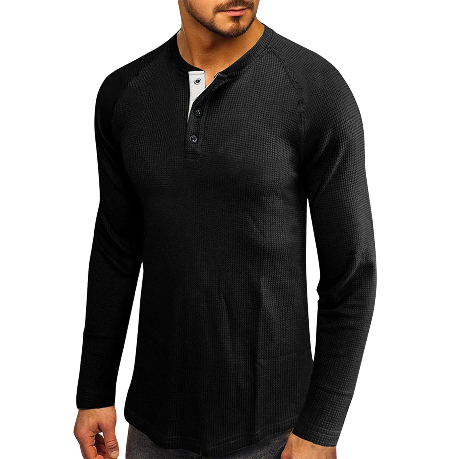 

Men's Business Leisure Top Blouse Solid Long-sleeved Shirt Button Fashion Top Blouse Casual White shirt European American Style