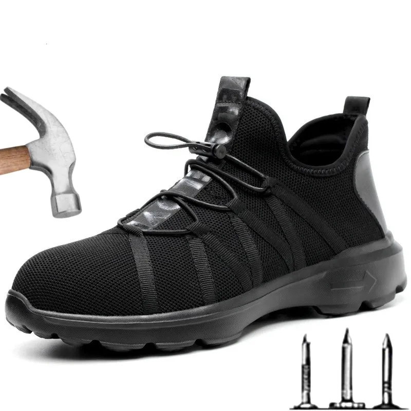 

Легкая дышащая защитная Рабочая обувь со стальными вставками и защитой от ударов