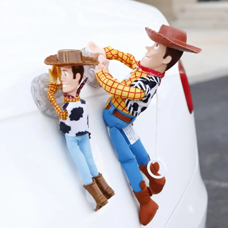Disney Toy Story Sherif Woody Car Doll Jessie Buzz Плюшевые игрушки Outside Hang Автоаксессуары Украшение