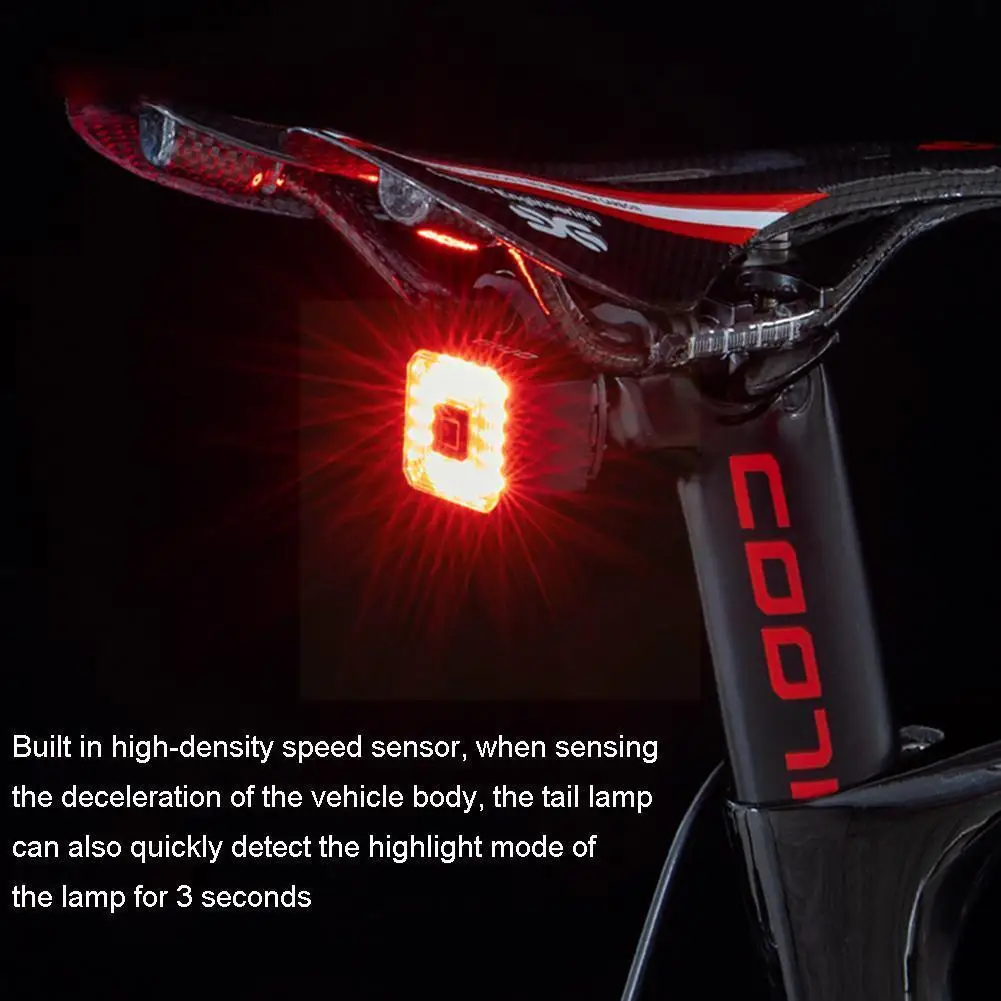 

Задний стоп-сигнал для велосипеда, задний велосипедный фонарь с Usb, перезаряжаемый фонарь, стоп-сигнал, светодиодный велосипедный Автомобил...