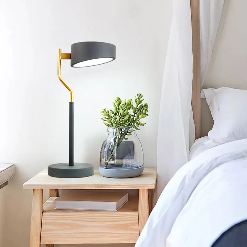 

Nordic Creative Living Room Art Decoration Led Table Lamp Simple Personality Modern Study Desk Lamp Bedroom Bedside Table Lamp