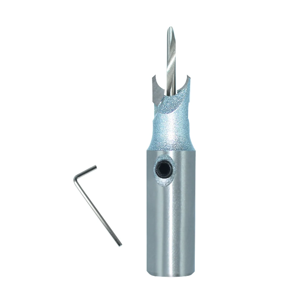 

Maker Accessories High Hardness Tungsten Steel For Ebony Rosewood Router DIY Wood Bead Drill Bit With Wrench Rustproof Jewelry