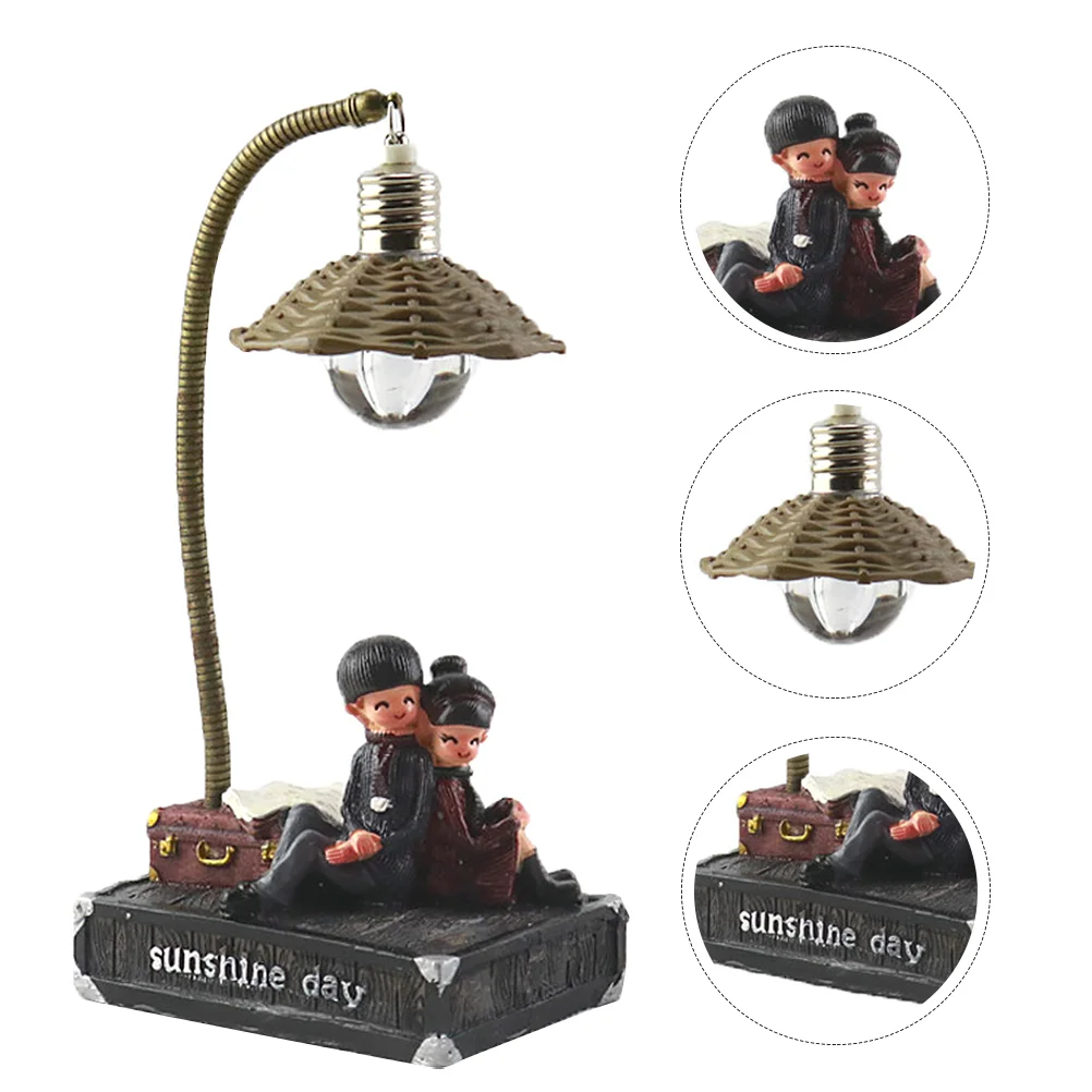 

1Pc Household Lamp Adornment Decorative Lamp Gift Desktop Furnishing (Coffee)