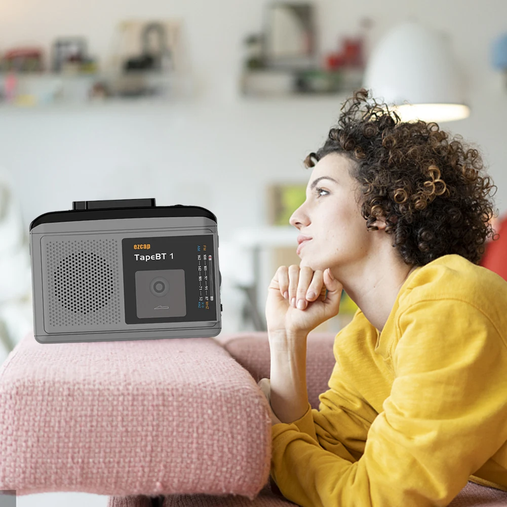 Портативная Кассетная магнитола с AM FM-радио музыкальный проигрыватель Walkman