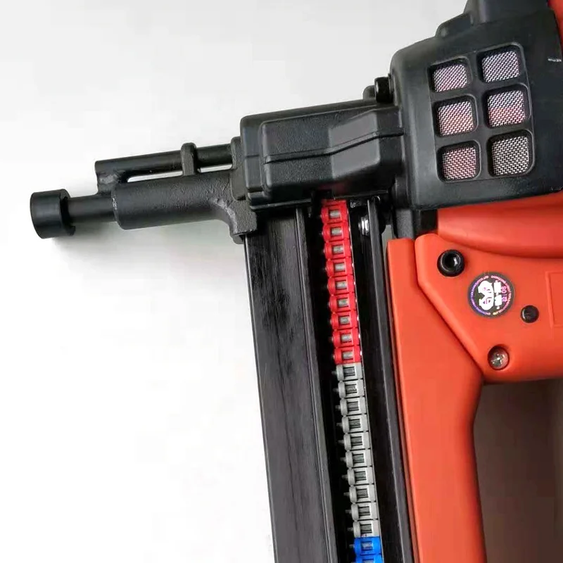 

Gas Powered Plastic Strip Collated Cordless Concrete Nailer Gun