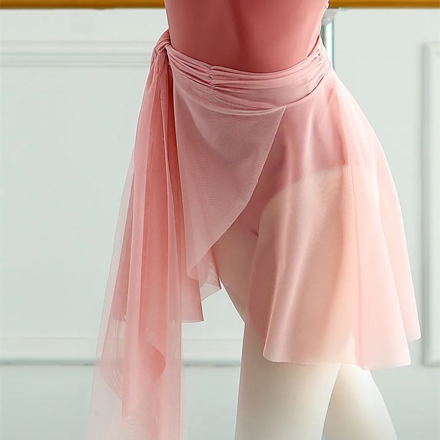Юбка балетная Женская Асимметричная шифоновая пачка для танцев и скейтбординга