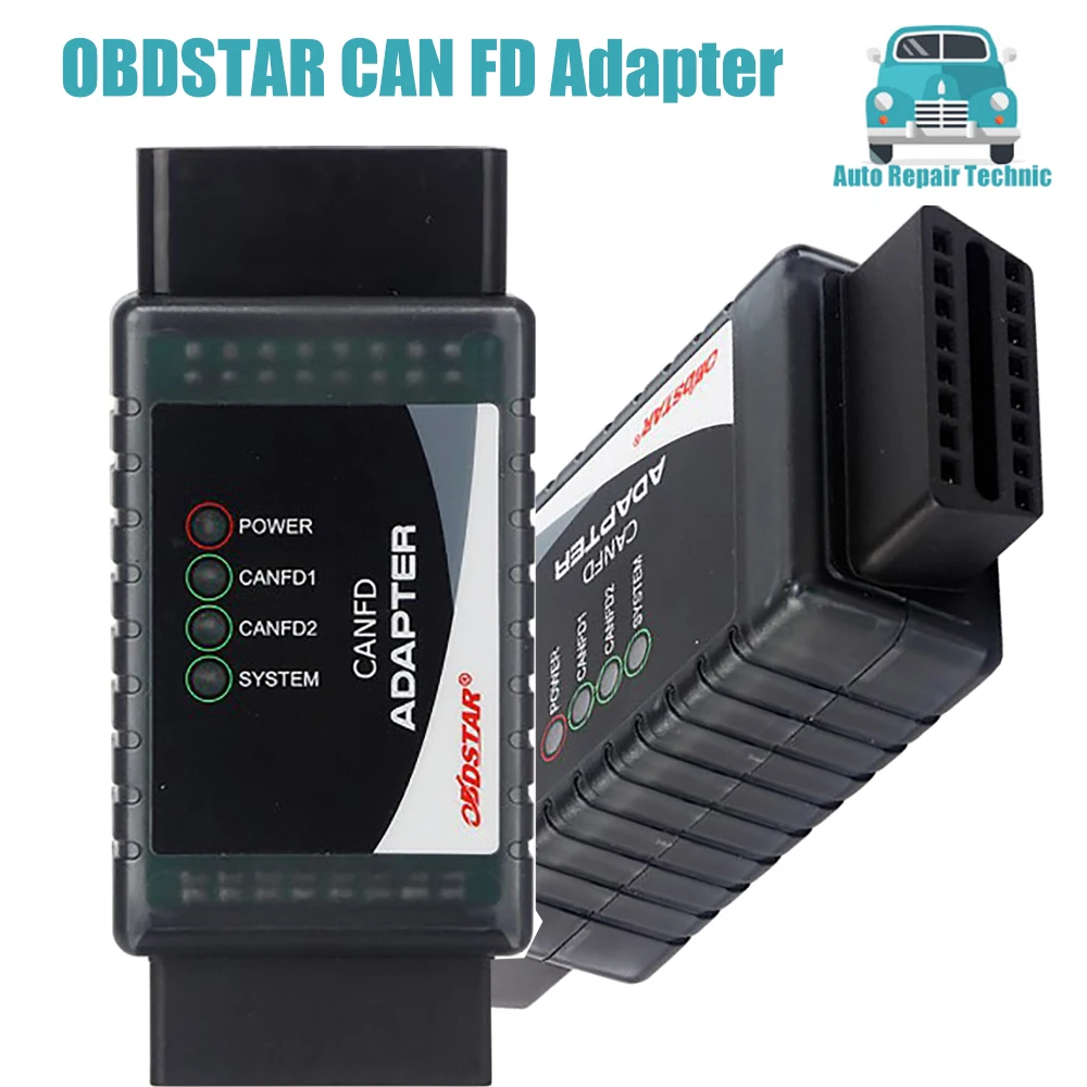Адаптер OBDSTAR CAN FD работает с протоколами X300 DP Plus и Pro4 CANFD для диагностики систем G-MC/Bu-ick ECU, поддерживает английский язык