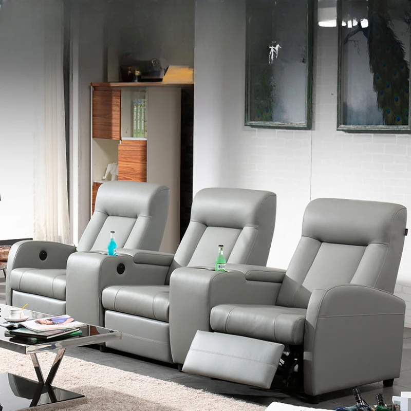 

Private home cinema, sofa, living room, electric first-class space multifunctional cabin, film andofa, lounge chair
