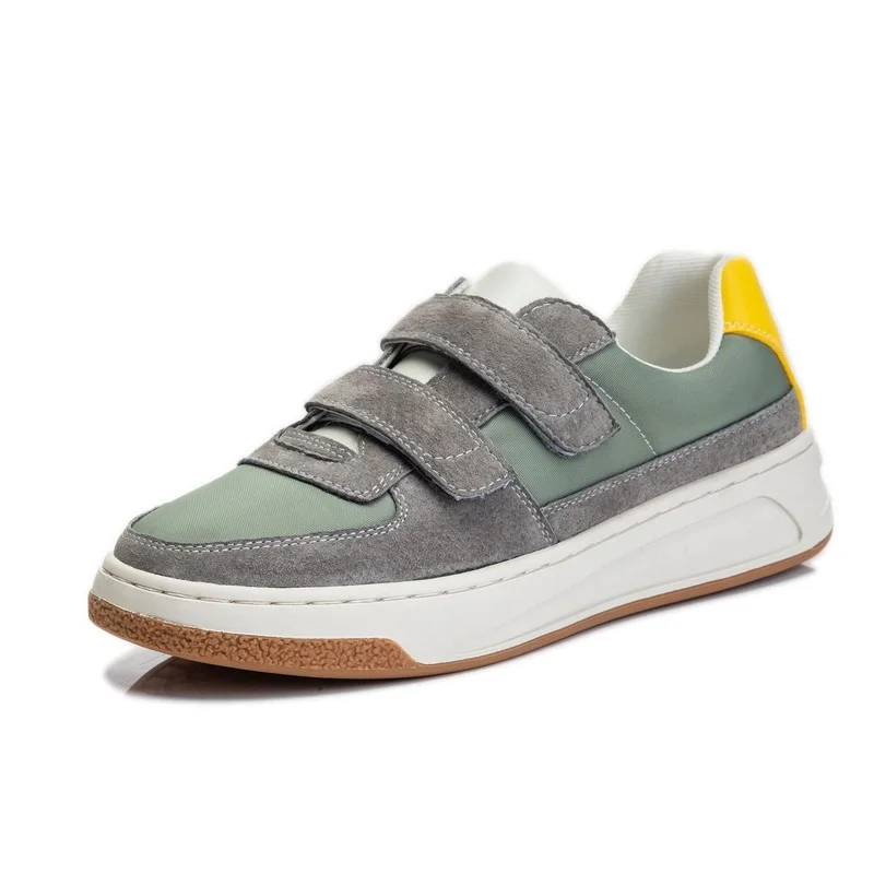

Genuine Leather Women Sneakers Flat Platform Shoes Summer Autumn Breathable Casual Shoes Women White Lace-up Low-top Trainers