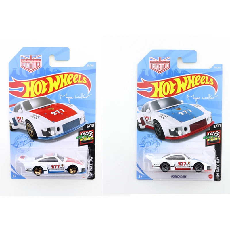 

2021-58 2022-12 PORSCHE 935 Original Hot Wheels Mini Alloy Coupe 1/64 Metal Diecast Model Car Kids Toys Gift