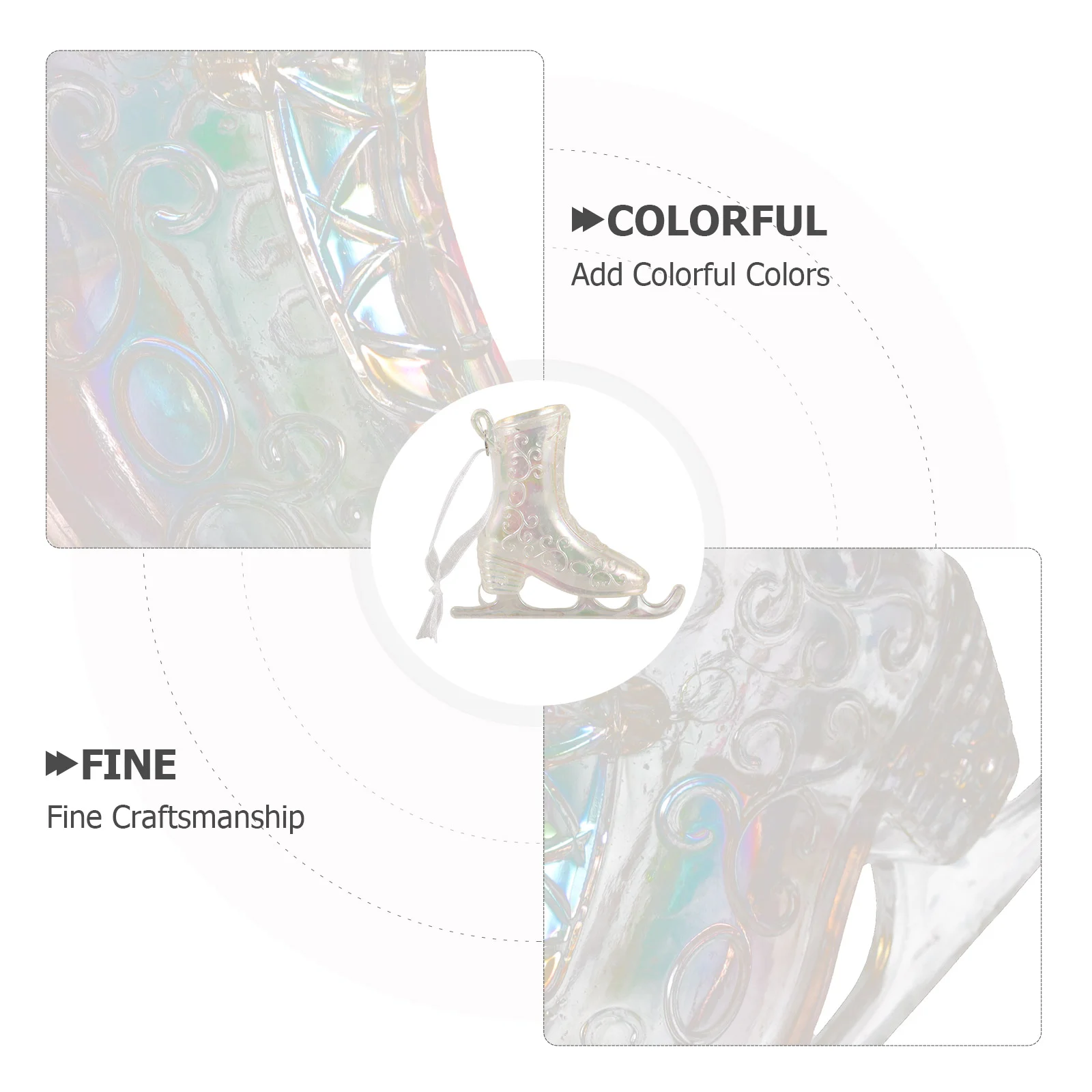 Рождественские шары Украшения Орнамент Обувь Коньки Успокаивающие коньки