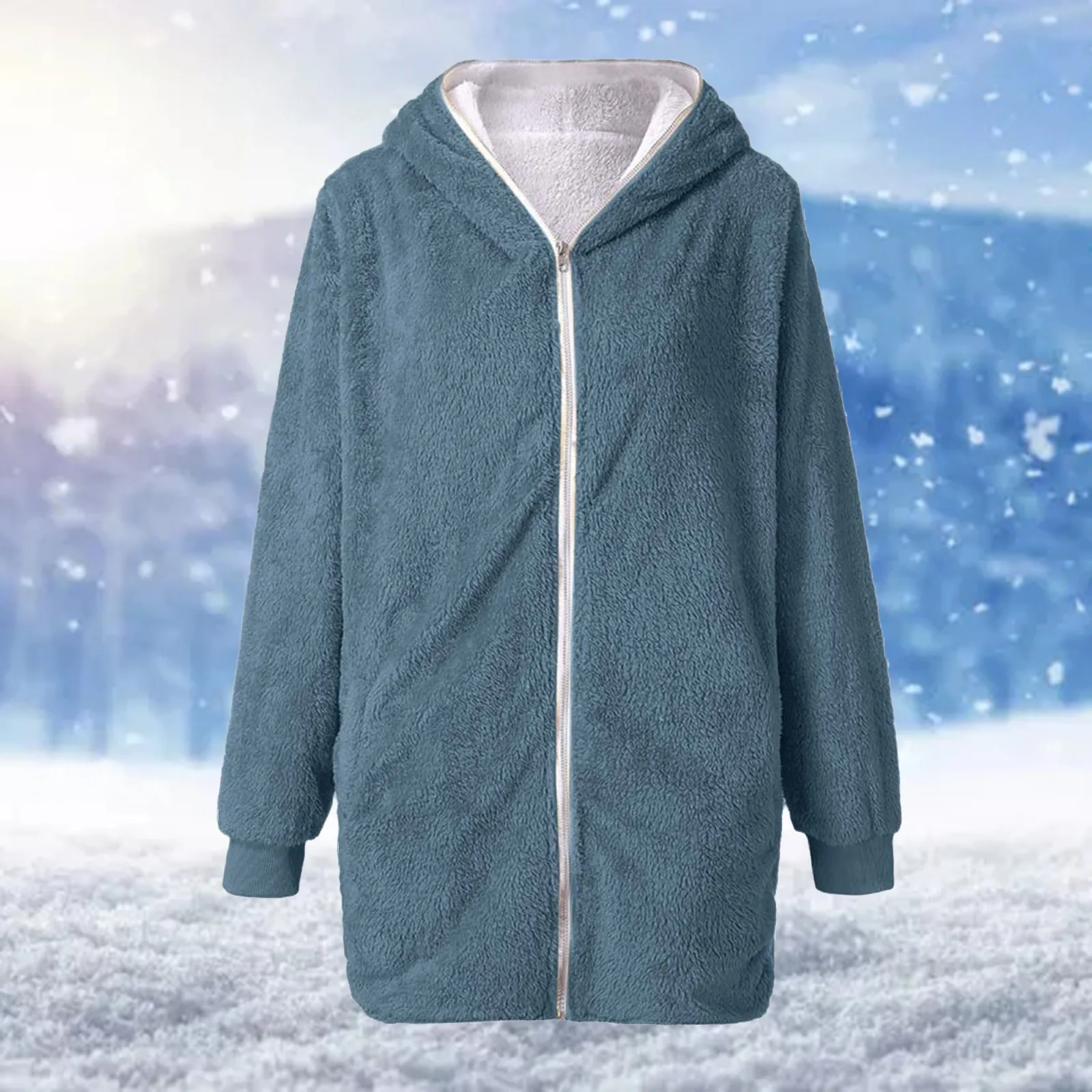 

Женский кардиган с капюшоном, однотонный Кардиган большого размера на молнии, верхняя одежда с карманами