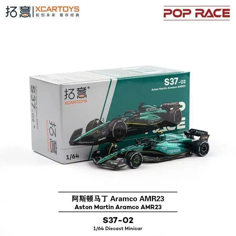 Фото Модель AMR23 в масштабе 1:64 # 14 и # Модель гоночного автомобиля 18-го поколения из сплава металлов №4