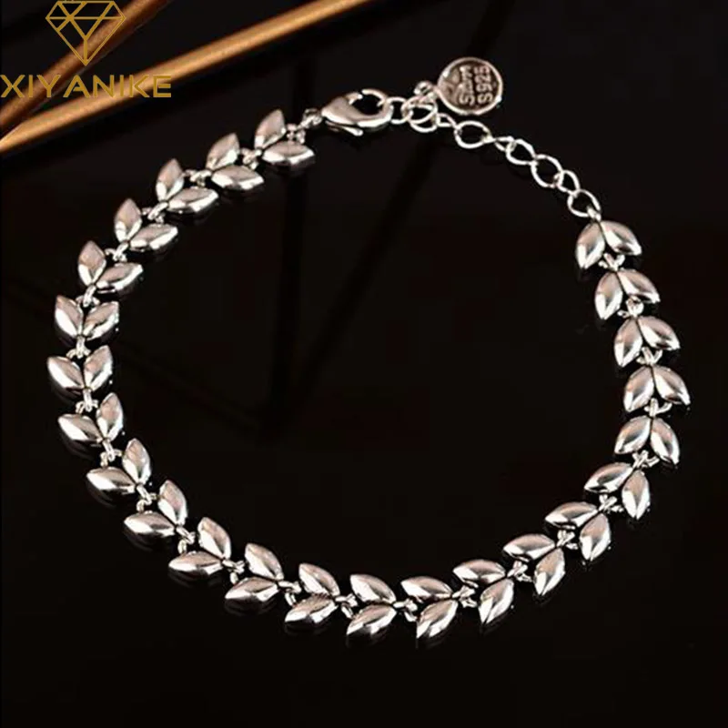 

XIYANIKE Vintage Lucky Wheat Chain Bracelet For Women Girl Retro Fashion New Hot Jewelry Friend Gift Party pulseras mujer