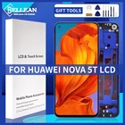 Оригинальный сенсорный ЖК-экран Catteny 6,26 дюйма для Huawei Nova 5T, дигитайзер в сборе, YAL L61 L71 L61D YAL-L21 дисплей с рамкой