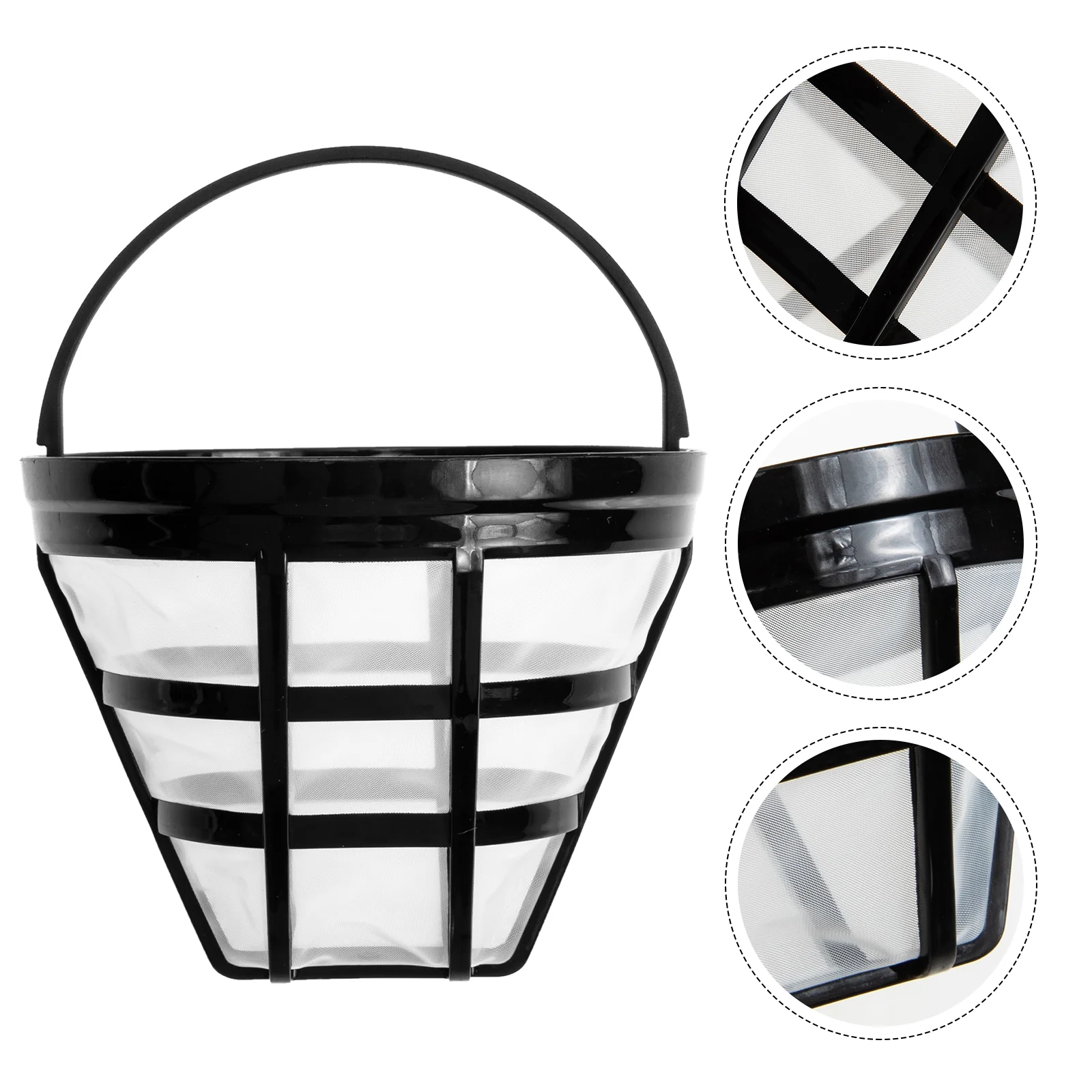 

Reusable Coffee Filters Coffee Makers Cone Coffee Filters Basket Permanent Replacement Strainer for Coffee Machine and Brewers