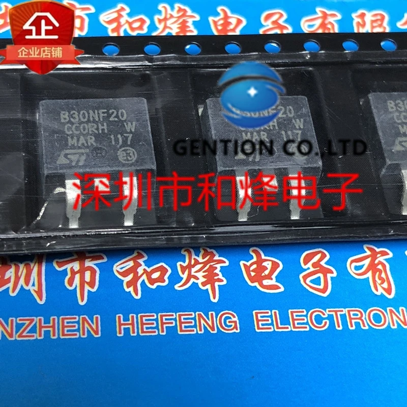 

10PCS B30NF20 STB30NF20 TO-263 200V 30A in stock 100% new and original