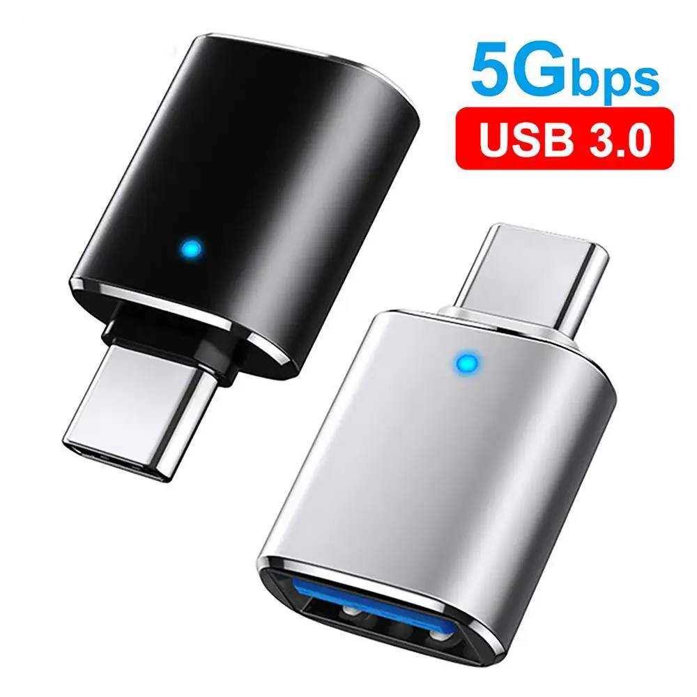 OTG-адаптер с Type-c на USB 3,0, перезаряжаемый картридер с U-диском, компактный портативный адаптер для многих устройств (art.: 3920bd2b9cf59) - 3920bd2b9cf59