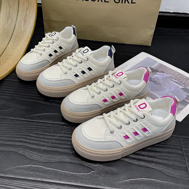 

Women's brand Canvas Sneakers Women's Casual Shoes 2023 Women's Sneakers Flat Lace Up Zapatillas Mujer Chaussure Femme