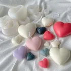 Форма в виде сердца, свечи, силиконовая форма для самостоятельной ароматерапии
