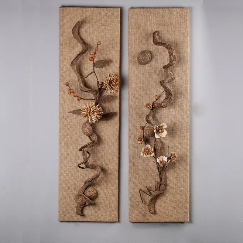 

Wall Decoration Wall Decorations Pendant Three-Dimensional Southeast Asia New Chinese Staircase Corridor Living Room Ornaments