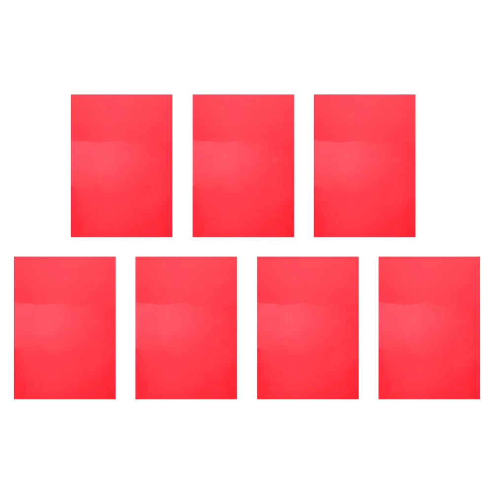 

7 Sheets Filter Plate Glitter Gel Color Film Lighting Hard Plastic Filter Sheet Pvc Color Gels Lighting Color Gels Photography