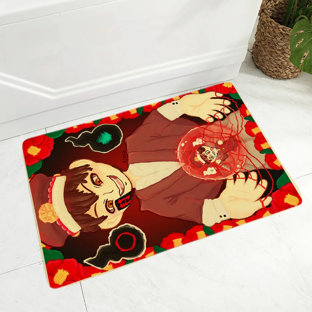 

Indoor Mat Living Room Kitchen Carpet Soft Washable Rug Memory Foam Jibaku Shounen Hanako-kun Lounge Rug Parlor Mat Room Carpets