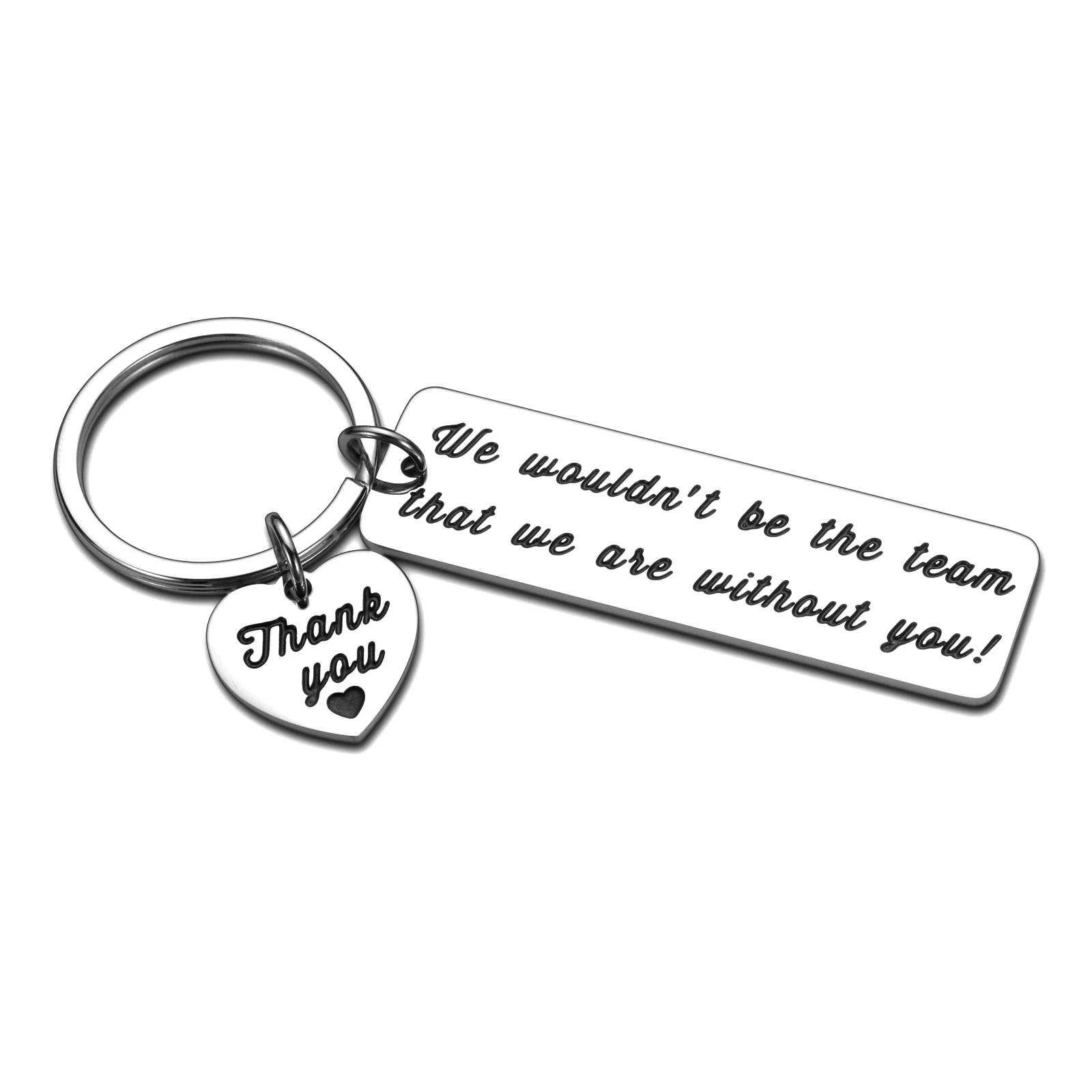 

New Staff Appreciation Keychain Gift Thanks for Retirement Gift Colleagues Work Team Players Coach Keychain Accessories