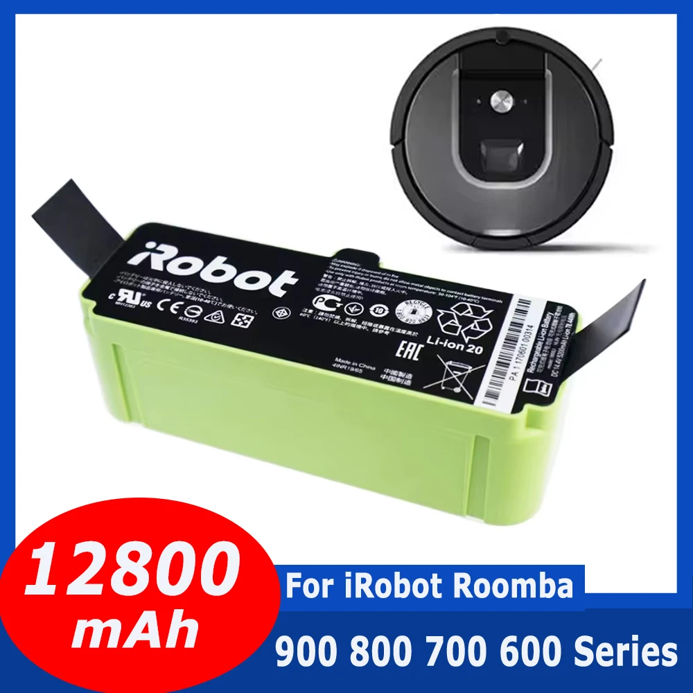 Фото Оригинальный литий-ионный аккумулятор 12800 мАч для роботов iRobot Roomba серий 500, 600, 700, 800, 900, моделей 595, 670, 671, 675, 677, 681, 685, 690, 691, 695 №2