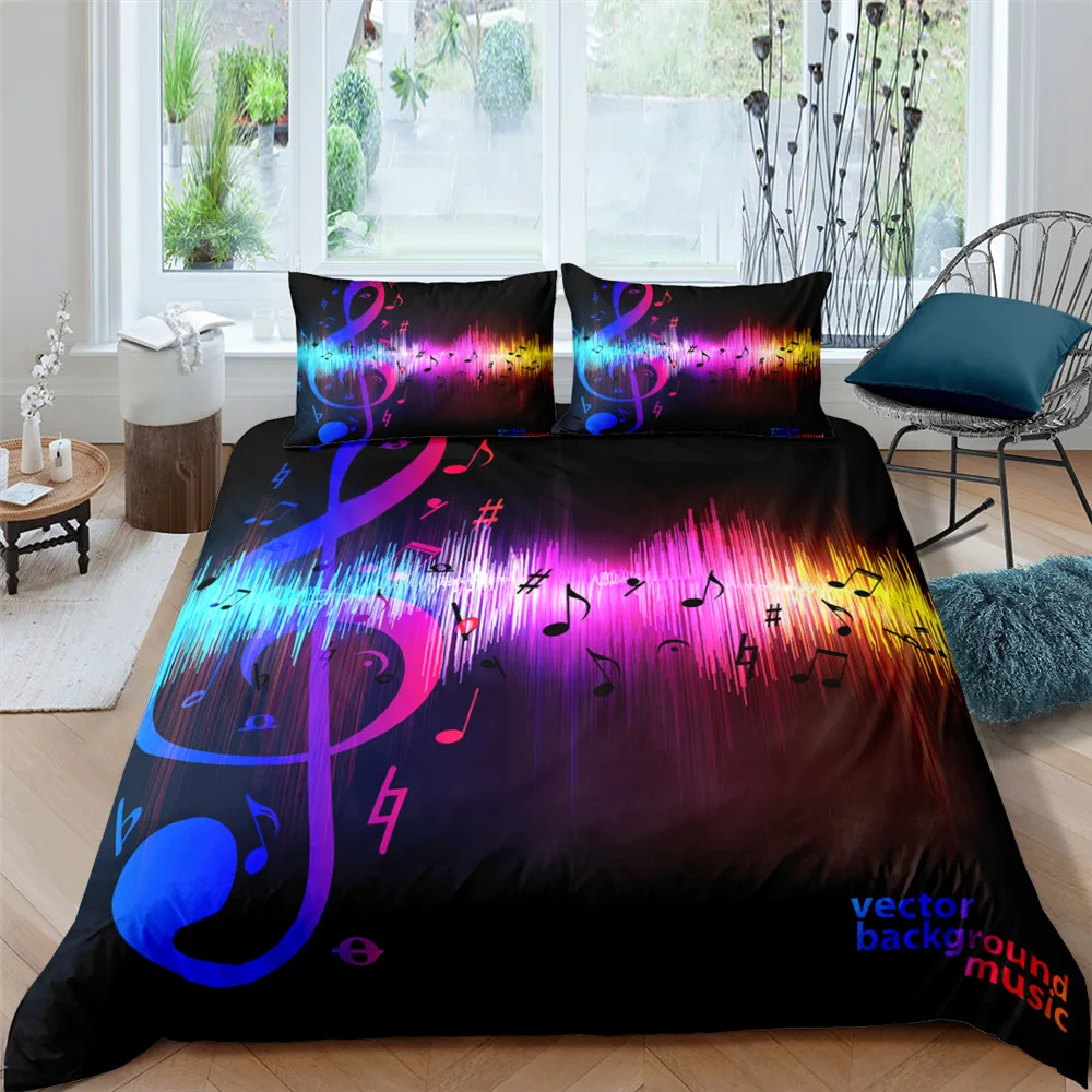 Комплект постельного белья с 3D Цифровым пододеяльником и принтом в виде