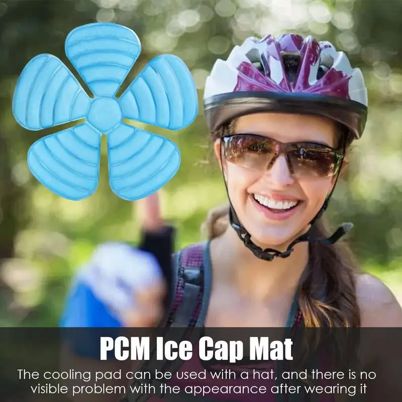 Мотоциклетный шлем охлаждающая шляпа коврик летний для ледяной шапки спорта