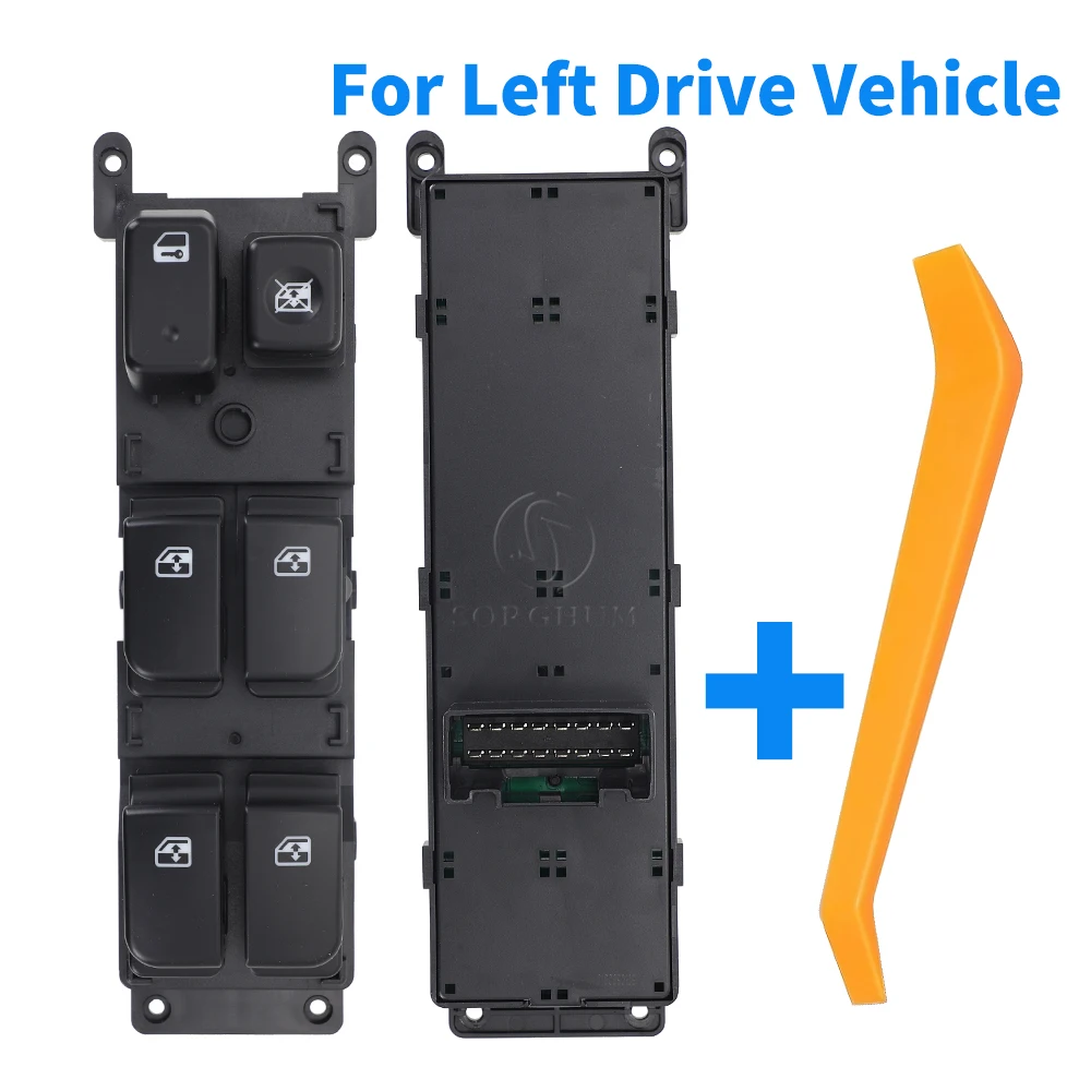 

93570-1D313W Электрический переключатель стеклоподъемника, кнопка управления подъемом переднего стекла для Kia Carens (UN) 2006 2007 2008 2009 2010 2011 2012