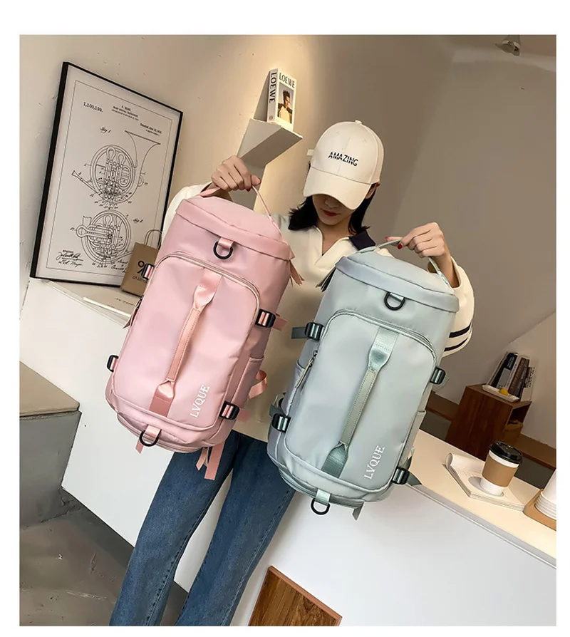 Sports Packbag Woman Travel Bag Packing Cubes For Travel Totes Dry Wet Separate Waterproof Gym Shoulder Bags Weekender Packbag