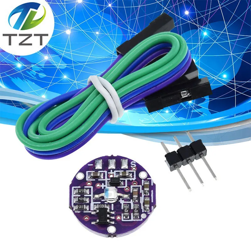 Пульсометр TZT pulsesensor датчик частоты пульса для Arduino аппаратное обеспечение с
