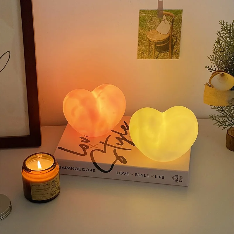 

Kawaii Ins Love Creative Night Light Bedroom Romantic Atmosphere Light Bedside Decoration Light Gift Birthday Gift Christmas