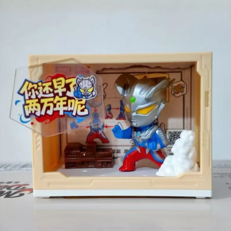 Фото Конструктор BLOKEES Ultraman: Серия Vitality Theater 1st Toy City Hero — Тайга, Рейга, Зеттон, Белиал, Гид — Сборная модель, украшение, подарок №4