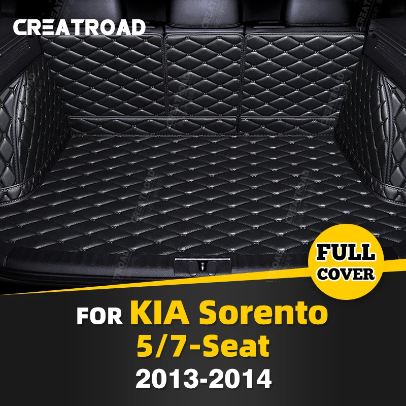 Автомобильный коврик для багажника с полным покрытием Kia Sorento 5/7-Seat 2013 2014