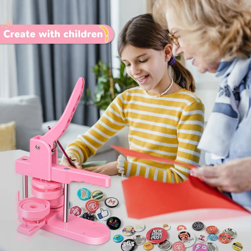 Устройство для изготовления пуговиц и значков 3-в-1 унисекс