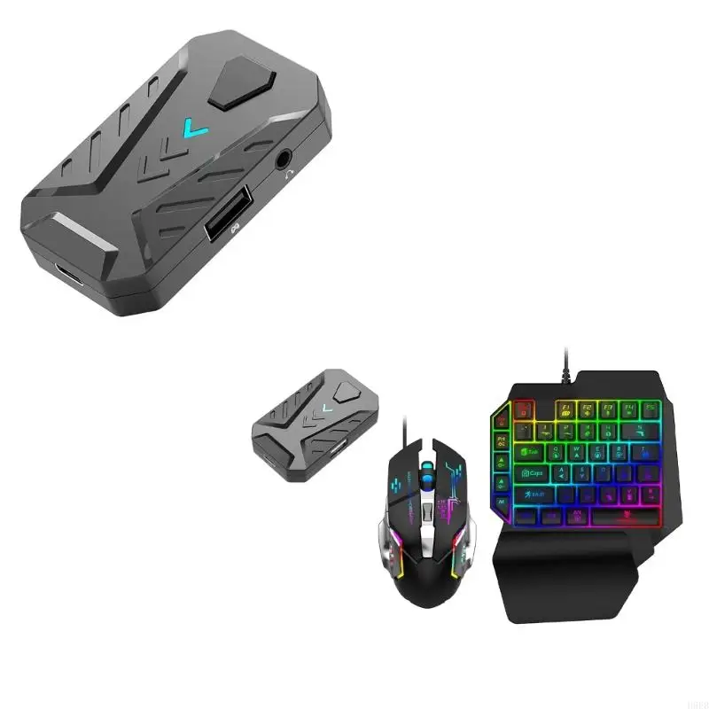 H9EB Mouse Adapter Gamepad Mobile Controller Gaming Клавиатура мыши для мобильных игр