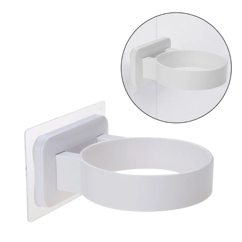 

Self Adhesive Wall Punch-free Hairdryer Storage Rack Wall Mounted Hair Dryer Holder Shelf for Home Bathroom Dressing Room