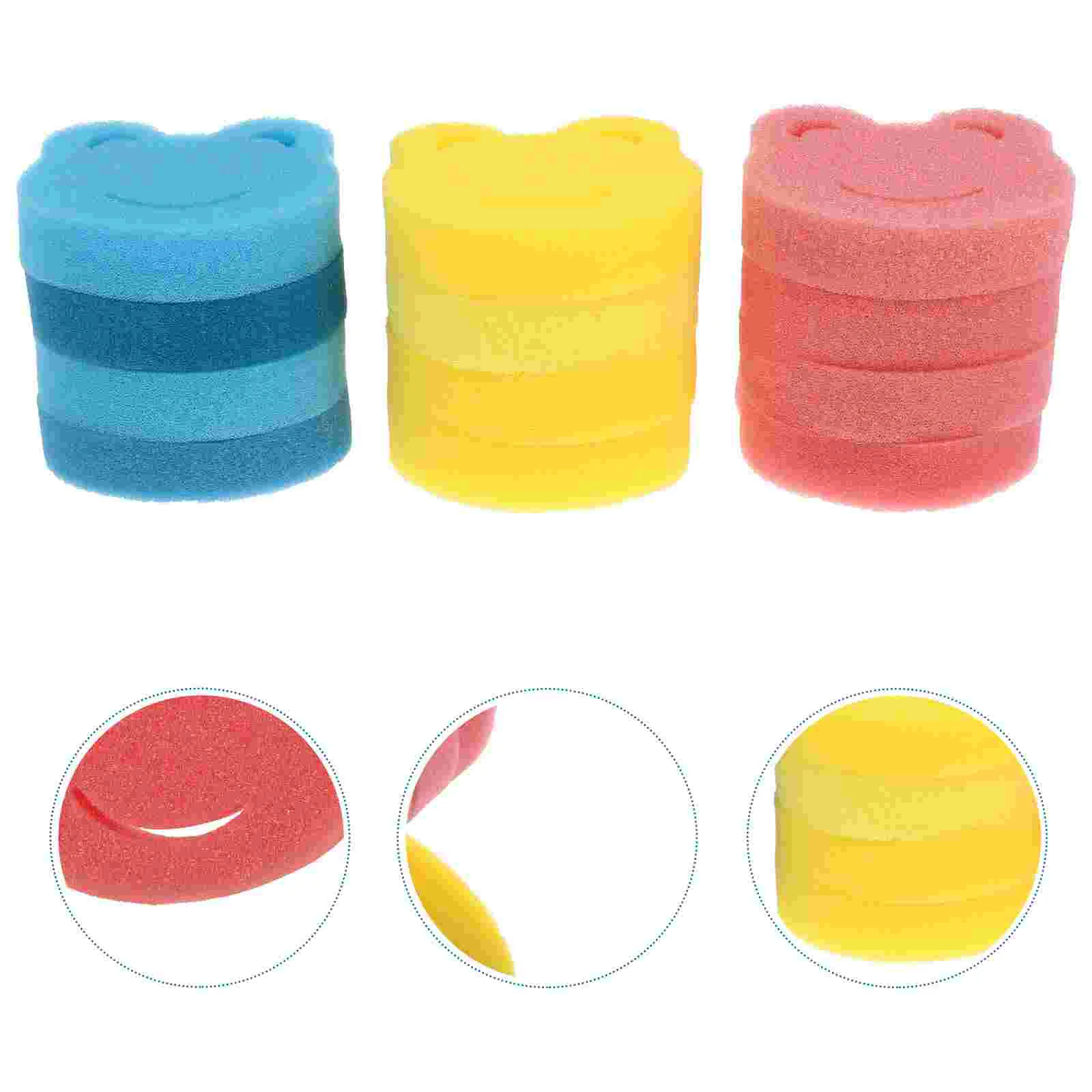 

12pcs Cartoon Baby Bath Sponge Lovely Shower Sponge Baby Body Cleaning Sponge
