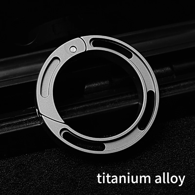 Брелки из титанового сплава зажим для хранения ключей классификационные кольца