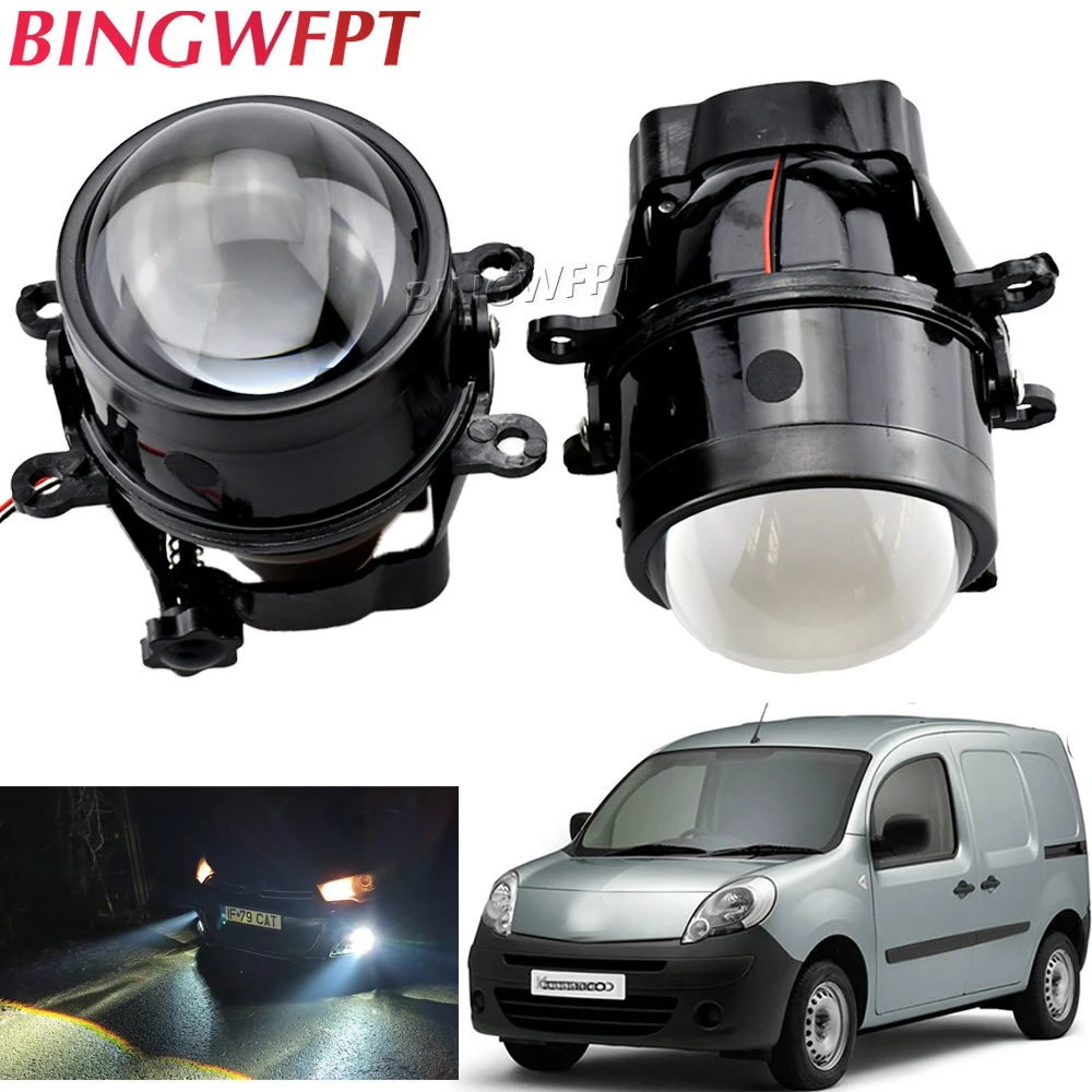 

1Pair Fog Light Lamps Assembly LED Front Headlight For Renault Clio IV Megane 2 3 CC Duster Logan Fluence Koleos Kangoo Sandero