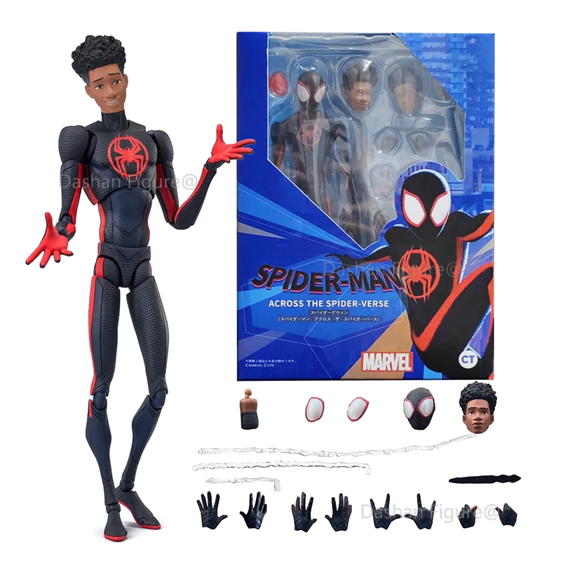 

Shf Spider-Man Miles Morales Figures Marvel Spiderman Across the Spider Verse Gwen Stacy Action Figure PVC 15cm Model Toys Gifts