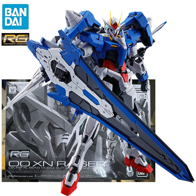 В наличии BANDAI PB LIMITED RG 1/144 GUNDAM 00XN RAISER Модель в сборе Ver. Аниме Фигурки Коллекция