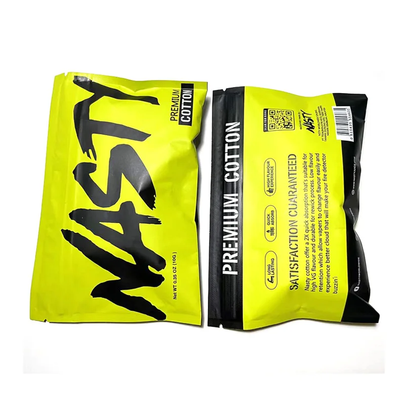 50 мешков премиум-качество отвратительный хлопок быстропоглощающий вейп бекона